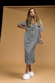 LALA ORIGINAL DESIGN: Take Risks Checkerboard Satin Matching Skirt Set – Dressed In LALA Dressed In Lala, Matching Skirt Set, Skirt And Top Set, Skirt And Top, Checker Print, Take Risks, Oversized Silhouette, Satin Material, Skirt Top