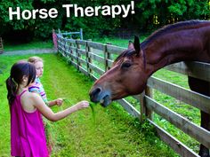 We allow all the kids to interact (with supervision) with all the horses :) This is a great therapy and they can stay there as long as they want.... #FarmHouseFamilies #Charity #Horses Horse Therapy, Animals