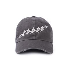 When you have nothing to do, the best thing you can do, is leave it down to luck. There comes a time where things do not depend on us, fate must decide our destiny. Stone Gray cotton cap. Ripped effect details on the front. Stars Logo embroidered on the front. Cold Culture logo embroidered on the back. Easily adjusts to fit all sizes with an adjustable strap and metal buckle. Astro Hoodie, Culture Logo, Bone Bordado, Stars Logo, Cold Culture, Streetwear Clothing Brand, Best Caps, Hat Ideas, Star Logo