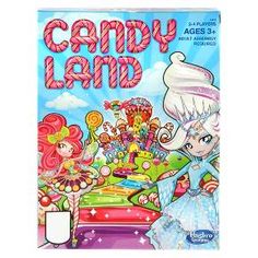 the candy land poster is shown in this image