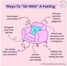 How To Sit With Your Feelings, Sit With Your Feelings, Therapy Modalities, Therapist Resources, Mental Health Activities, Healing Journaling, Better Mental Health, Mental Health Facts, Mental Health Therapy