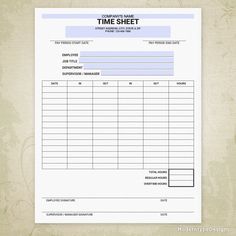 an invoice form is shown with the time sheet on top of it,