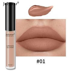 Matte velvet lip glaze, delicate and easy to apply, light and sticky lips. 6 colors lip glaze, net content: 2ml, Shelf life: 3 years. 1. Soft and matte, silky soft of smear. 2. Long lasting of makeup, easy to color lips are lastingly moisturized, not easy to remove. 3. Make your lips feel comfortable, fills in lip lines and gives intense color. Matte Lip Glaze, a matte liquid lip gloss in 6 shades that surprisingly smooths and maintains a silky matte finish. 1. Waterproof and sweatproof, long-la Mat Lipstick, Pearl Lipstick, Wine Lipstick, Lipstick Gift Set, Red Liquid Lipstick, Makeup Easy, Revlon Super Lustrous, Women Lipstick, Lip Set