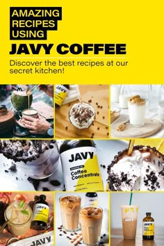 Experiment, explore, and embrace new coffee style with Javy Coffee. Discover the best recipes at our secret kitchen! Jot Coffee Ideas, Javi Coffee Recipes, Java Coffee Concentrate Recipes, Javy Coffee Recipes Mocha, Java Coffee Recipe, Javy Coffee Recipes Protein, Javy Coffee Recipes Sugar Free, Javy Protein Coffee Recipes