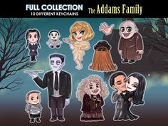 the addams family is featured in this cartoon