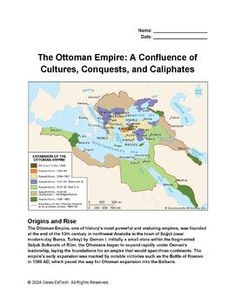 the ottoman empire a confuence of culture, conquests and calphates