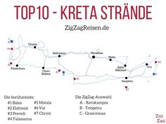 the best beaches in critee by zizzag on earth map with locations