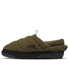 THE NORTH FACE Corduroy Nuptse Mules 'Military Olive' NF0A7W4M-WMB The North Face Slippers, North Face Puffer Shoes, Puffer Shoes, North Face Slippers, Bape Shoes, Capsule Closet, Art Clothes, Sock Shoes, Shopping Cart