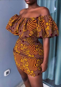 ✴️ The Ankara fabric used is 100% cotton ✴️ It will be made to suit your exact measurement ✴️ The production process takes 3-5 business days while Shipping takes 4-5 business days ✴️ We ship through DHL express Please feel free to start an Etsy conversation if you have an inquiry ✴️ Design can be altered, kindly send me an etsy conversation in this regard. ✴️ In case you need more fabric options aside what have been listed, kindly send me a message. ✴️ Sizing When placing your order, pick the si Yellow Batik Print Dresses, Ankara Fabric Mini Dress For Summer, Summer Ankara Mini Dress, Summer Mini Dress In Ankara Fabric, Summer Short Sleeve Ankara Mini Dress, Summer Short Sleeve Mini Dress In Ankara Fabric, Fitted Short Sleeve Ankara Mini Dress, Fitted Short Sleeve Mini Dress In Ankara Fabric, Fitted Knee-length Dress With Batik Print