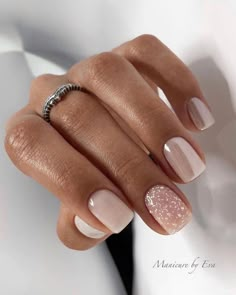 Simple Spring Nails, Kutek Disney, Milky Nails, Colorful Nails, Nail Sets, Cute Gel Nails, Bride Nails, Spring Nail, Neutral Nails