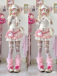 Cutesy Clothes, Swag Clothes, Sanrio Clothes, Kawaii Outfit Ideas, Coquette Outfits, Kawaii Outfit, Outfit References, Gyaru Fashion, Kawaii Fashion Outfits