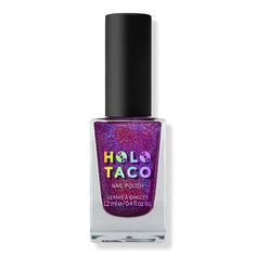 Holo Taco - Magenta Jelly Specialty Nail Polish | Ulta Beauty Holo Taco Nail Polish, Holo Taco, Pink Iridescent, Nail Polish Remover, Blue Violet, Ulta Beauty, Beauty Nails, Christmas List, Beauty Women