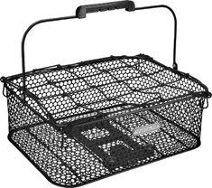 a large metal basket with handles on the front and bottom, for fishing or other outdoor activities