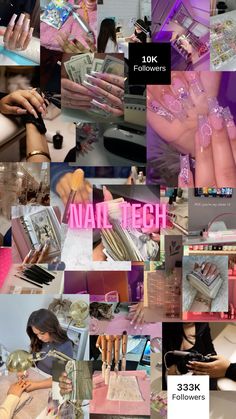 2024 Vision Board Nail Tech, Vision Board Nails Aesthetic, Nails Business Aesthetic, Fully Booked Nail Tech, Nail Salon Vision Board, Nail Vision Board Pictures, State Board Nail Tech, Nail Tech Deals, Nail Technician Vision Board