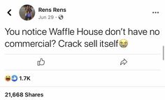 Waffle House Memes Funny, House Memes Funny, Facebook Meme, Memes Funny, Memes, Funny