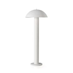 a white table lamp on a white background