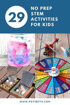 29 Easy low prep or no prep stem activities for kids. This has science experiments with kids for homeschool, preschool, elementary, middle school, and high school separated by age. Includes at home for kids activities with LEGO, weather, engineering, and more.  Science experiments kids easy at home for kids. #stem #science #kids #homeschool No Prep Stem Activities, 7th Grade Boys, Stem Activities Middle School, Makerspace Elementary, Activities For Kids At Home, Science Experiments Kids Easy, Science Kids