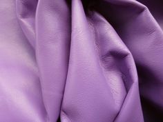 close up view of purple leather material