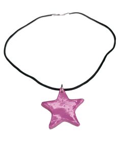 Pink Star Necklace made with polymer clay and acrylic paint 💗⭐️ Handmade Pink Star Necklace, Cute Pink Polymer Clay Necklace, Pink Handmade Star Necklace, Trendy Pink Star-shaped Jewelry, Cheap Pink Star-shaped Necklaces, Pink Star-shaped Kawaii Jewelry, Clay Star, Pink Star, Pink Stars