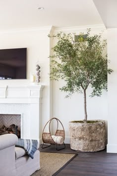 the living room is clean and ready to be used as a place for people to relax