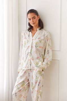 Description Our best-selling shape, the Maggie Pyjama Set, offers a timeless look with a relaxed fit, made from our signature soft 100% Rayon. This romantic field floral was designed by Joannie Houle ♡ Very relaxed style fit, fabric has a nice drape Unlined, skin coloured underwear is recommended Mandarin style collar and full button top closure Full length pants with elastic, drawstring and side pockets Pre-washed 100% rayon fabric (similar to a lightweight cotton however softer to the touch) C Joannie Houle, Resort Wear Men, Full Length Pants, Button Top, Wild Flower, Pyjama Set, Rayon Fabric, Bridal Shop, Something Blue