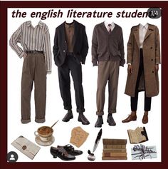 Academia Men, Aesthetic Clothes Outfits, Dark Academia Clothing, Modus Operandi, Academia Outfits