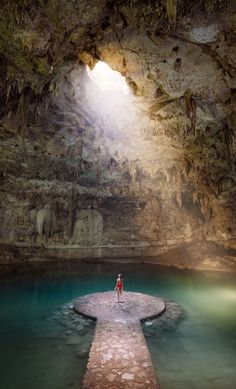 A picture of Renee from Renee Roaming standing in a famous cenote outside of Tulum. Tulum Travel Guide, Tulum Travel, Explore Mexico, Camping Nature, Mexico Travel Guides, Watches Luxury, Destination Voyage