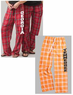 Featuring super soft fabric made from 4.7 oz., 100 percent double-brushed cotton and an ultra-comfy fit, this pant is sure to become an everyday favorite. Utility also makes these flannel bottoms the perfect pair for loungewear, providing the convenience of pockets and an adjustable cotton, twill tape tie. Whether outfitting for a casual day, hangout fun, or chillaxing at home, the Flannel Pant is a traditional option with an on-trend look for both men and women. Please visit link below for a better color representation of each color flannel pajama pants. https://www.boxercraft.com/green-camouflage-flannel-pant.html Pants can be monogrammed or add your favorite team name down the leg. Make them customized to you Please email specifics to: lisaemb@yahoo.com Color Representation, Woodstock Ga, Adult Pajamas, Flannel Pajama Pants, Flannel Pants, Team Name, Brushed Cotton, Comfy Fits, Twill Tape