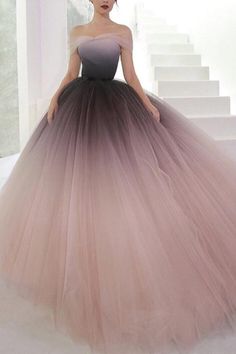 Robe trop belle Poem Dress, Unique Prom Dresses Long, Ombre Prom Dresses, Evening Dress Long, Tulle Party Dress, Prom Dresses Elegant, Random Fashion, Dress Unique