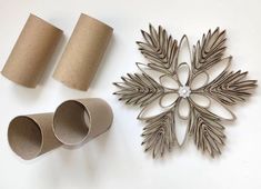 Elena's Craft Studio | Look what you can make with two toilet rolls and some twine! Amazing combination! 2 paper rolls + twine = super cute little basket 🧺... | Instagram Paper Roll Crafts Diy, Empty Paper, Toilet Roll Craft, Snowflake Craft