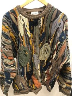 Beautiful, Colorful, Walking piece of Art COOGI Sweater Large Crewneck COOGI No rips, stains, or tears.  Very gently used.  Authentic Coogi Y'all. Coogi Sweater Men Outfit, Boyfriend Fashion, Jumper Ideas, Mr Sandman, Coogi Sweater, Style Moodboard, Earthy Outfits, Grandpa Sweater, Guys Clothing Styles