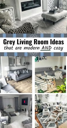 grey living room ideas that are modern and cozy