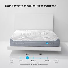 an image of a mattress that is in the shape of a bed frame with measurements