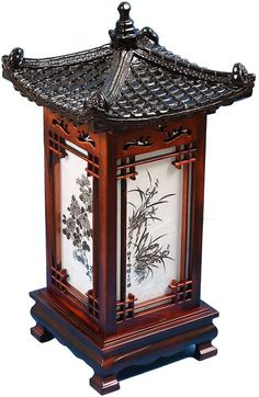 Chinese Lamp, Wooden Lamps Design, Wood Table Lamp, Art Chinois