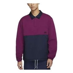 Nike Colorblock Fleece polo Couple Style Purple DJ6082-610 Polo Couple, Couple Style, Fashion Couple, Stylish Sneakers, Unisex Sweatshirt, Quarter Zip, Perfect Pair, Your Perfect, Color Blocking