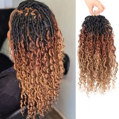 PRICES MAY VARY. ✅Great Quality:Goddess locs crochet hair for black women is made of high quality low temperature flame-retardant synthetic fiber,natural luster,perfect thickness,lightweight and softness,no weird smells,skin friendly,low maintenance and long lasting. ✅Ethereal Look:Goddess locs crochet hair wrapped some water wave hair, let crochet locs look more full and fluffy for you create a ethereal look of vibe.As time goes on, the crochet goddess locs will look more natural.You will get m 12 Inch Faux Locs, Crochet Hair For Kids, Crochet Goddess Locs, Amazon Findings, Kids Crochet Hairstyles, Locs With Curly Ends, Crochet Goddess, Goddess Locs Crochet, Ocean Wave Crochet Hair