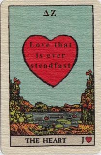 a card with the words love that is over head