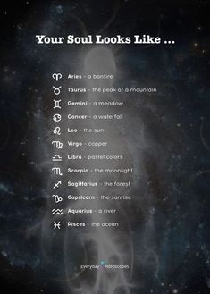 the zodiac sign for your soul looks like