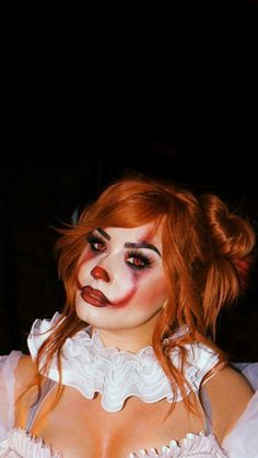 Killer Clown Costume Women, Clown Costume Women, Spooky Halloween Costumes, Cute Halloween Makeup, Pretty Halloween, Hot Halloween Outfits