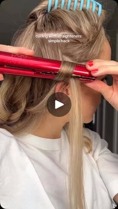 Curls With Straightener, Wow Hair Products, Flat Iron Curls, Healthy Hair Tips, Fashion Tutorial, Curly Hair Routine, Hair Growth Tips, Hair Nails, Hair Care Routine