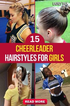 Famous Cheerleaders, Competition Hair, Cheerleading Hairstyles, Sophisticated Hairstyles, Cheer Hair, Hair To One Side, Twist Ponytail