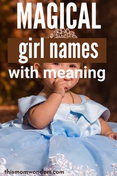 a baby girl wearing a blue dress with the words, how to be a princess?