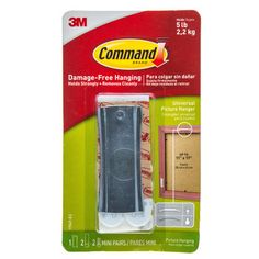 a package of 3m command adhesives for the nintendo wii game console controller