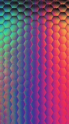 an image of a rainbow colored background with lines and dots in the center, as if it were woven into fabric