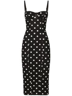 Black And White Polka Dot Dress, Polka Dot Clothing, Dots Clothing, Corset Midi Dress, Simply Dresses, Tennis Fashion, Fashion Business Casual, Form Fitting Dress, City Dress