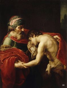 an image of a painting of two men