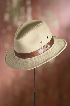 Wear our Washed Twill Safari hat for all of your outdoor adventures. This must-have casual-wear accessory is made of lightweight washed twill. Free shipping   returns. Cheap Men's Outdoor Hat Bands, Adventure Hat, Outback Hat, Lambskin Jacket, Straw Fedora Hat, Safari Hat, Goorin Bros, Straw Fedora, Sheepskin Slippers