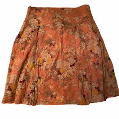 Y2k Aeo Boho Vintage Floral Asian Print Full Knee Length Lined Vintage Skirt Size: 2 Brand: American Eagle Outfitters Y2k Colors: Pink Salmon, Gold, Tan, Burgundy, Neutrals 100% Cotton Lined Vintage Bohemian Chic Dreams Worn Maybe 2 Times Loved Perfect Design Of Fitted Waist, Skirt Just Flows, Super Comfy And Chic Casual Pair With Sneakers Or Flats And A Personal Favorite For Transitioning To All Weather Changes Great For A Lunch Date To Shopping Or Date Night To Running Around Campus Stitching Y2k Colors, Lunch Date, Chic Casual, Lined Skirt, Boho Vintage, Glam Fashion, Hippie Chic, Bohemian Chic, Vintage Bohemian