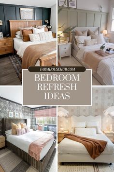 Bedroom Refresh Ideas Stylish Throw Pillows, Bedroom Refresh, Stylish Bedroom, Bedroom Inspirations, Farmhouse, Throw Pillows, Pillows, Bedroom