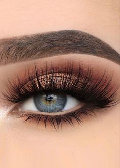 Makeup Ideas For Blue Eyes, Mat Makeup, Matte Make Up, Wedding Makeup Ideas, Mekap Mata, Eye Makeup Pictures